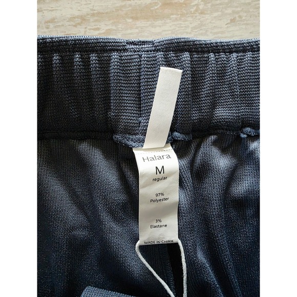 Halara M‎ High Waist Flex Pants Athleisure Wide Leg Slate Blue Regular Fit NWT - Picture 7 of 8